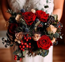 Wedding Flowers Liverpool, Merseyside, Bridal Florist,  Booker Flowers and Gifts, Booker Weddings | Christina and Rich